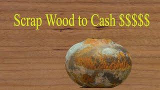 Turning Scrap Wood into Cash $$$$$    Woodturning with Sam Angelo