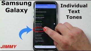 Setting Custom Individual Text Tones | SAMSUNG