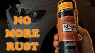 Winterizing your vehicle with an RP-342 rust preventative spray