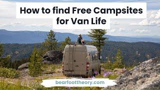 Van Life: How to Find Free Camping + the Best Campsite Finder Apps