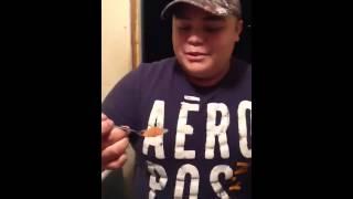 Romeo and Jacob cinnamon challenge (fluffy guys)