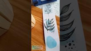 Day 2 Of Easy Botanical Painting। #easypainting #youtubeshorts #shorts #ytshorts #lineart