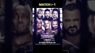 Elimination Chamber 2024 Match Card | #shorts