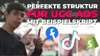 Perfekt Struktur für UGC Ads (+ Beispielskript)