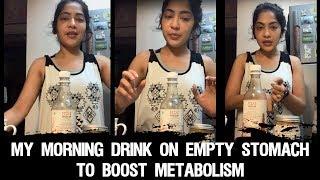 My Morning Drink on Empty Stomach to Boost Metabolism | Ramya