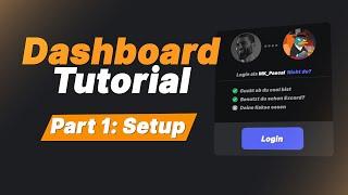 Discord Bot Dashboard Tutorial (Python/FastAPI) | Part 1: Setup