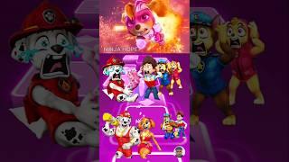 PAW Patrol:  - Zuma - Skye   Marshall - Ryder  Chase - Rocky Tiles Hop EDM Rush  #717