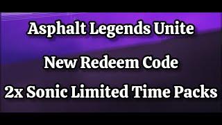 Asphalt Legends Unite Free Pack Redeem Code
