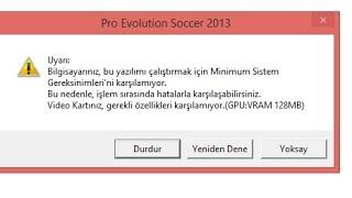 PES 2013 VRAM 128 MB HATASI KESIN COZUM 2024 YENI GUNCEL ( Link yorumda )