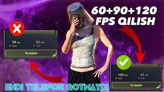 XAMMA TELEFONDA 60+90 FPS QILISH / ENDI TELEFON QOTMAYDI / 60 FPS QILISH