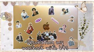 decorate my macbook with BTS
