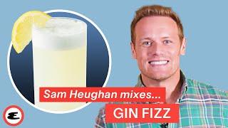 Sam Heughan Makes A Delicious, Refreshing, & Simple Gin Fizz | 4:59 | Esquire