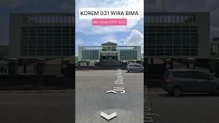 KOREM 031 WIRA BIMA dari tahun 2015-2023 #shorts #tniad #tentaranasionalindonesia