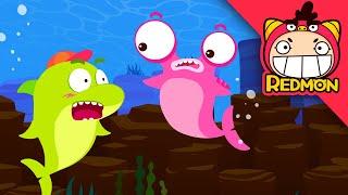 No Fighting (Friendship) | Baby Shark | Healthy Habits for Kids | REDMON