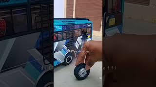  Handmade Miniature Bus with Remote Control    #bus #miniature #handmade #explore #artist #reels