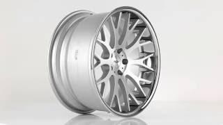 TSW Alloy Wheels Amaroo - Silver Brushed Face with Chrome Lip