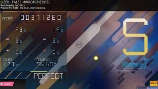 osu! FALSE MIRROR LIZER [ Mouse play]