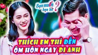 Nàng ngân hàng xinh như hoa ĐÒI bạn trai ÔM HÔN ngọt như mật khiến chàng bối rối | Bạn Muốn Hẹn Hò