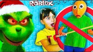 Почему ГРИНЧ Испортил БАЛДИ НОВЫЙ ГОД ? Роблокс THE GRINCH Кто ДЕД МОРОЗ? Roblox Валеришка