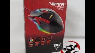 Unboxing and overview of the Patriot Viper V570 Full RGB Pro Laser Gaming Mouse