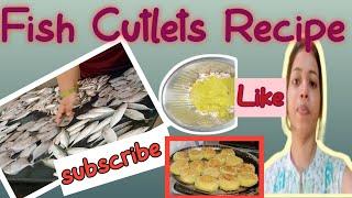  Market fish / fish Cutlets making at home 