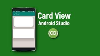 CardView in Android studio