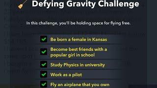 How to complete the Bitlife Defying Gravity Challenge!