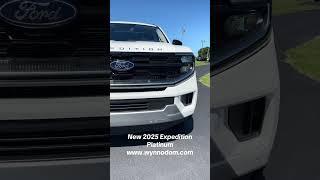  NEW 2025 Ford Expedition Platinum in Star White! #ford #expedition #platinum