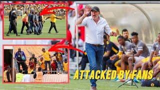 WATCH Kaizer Chiefs Fans Attacked Bruce Bvuma And Other Players After 1-1 Draw Against TS Galaxy .