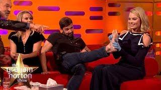 Margot Robbie TATTOOS One of the Production Staff! | The Graham Norton Show