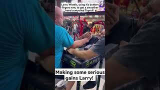 LARRY WHEELS TOP ROLLING THE LEVAN SLAYER?? #larrywheels #armwrestling