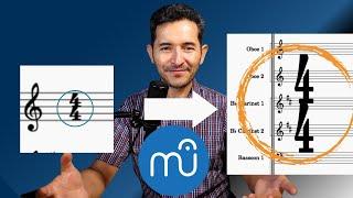 Large Size time signatures in MuseScore