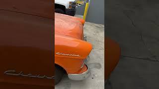 Coach KMAC’S 55 Chevy 210 & Keif 56 Bel aire nomad  watch there progress #tri5 #automobile