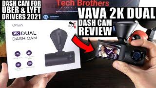 VAVA 2K Dual Dash Cam REVIEW: Is This A Good Dash Cam For Uber, Lyft or taxis drivers?