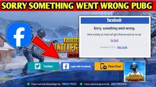 pubg sorry something went wrong problem l sorry something went wrong pubg l pubg login problem