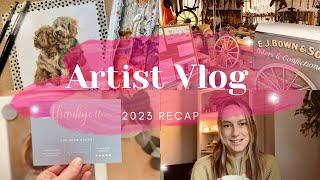 2023 Small Business Recap and Artist Vlog | Alex Goddard Art