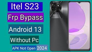 itel s23 frp bypass  easy step Android 13 Unlock/itel (S665L google account remove Without PC