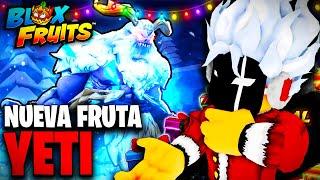 LA NUEVA FRUTA YETI en BLOX FRUITS REACCIÓN️ TRAILER UPDATE DE NAVIDAD