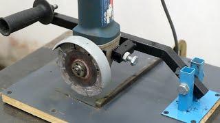 Angle Grinder Ideas and Craftsman's Tips - Make A Stand For Homemade Angle Grinder