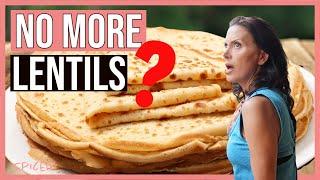 Lentil Bread | Pancake Recipe Substitute   what to do when you run out of LENTILS? #veganglutenfree
