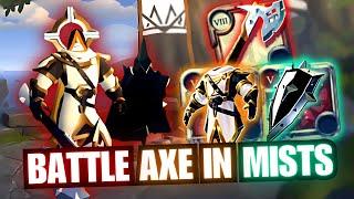 New battleaxe build is really fun to play! || Albion Online || mist || Solo PVP