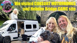 We went to Consort Motorhomes then off to Hebden Bridge CAMC site What a lovely site. September 2023