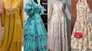 Stunning western long frock dress design ideas for girls||long frock designs||latest trends