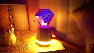 Poeland Dazzle Glow Diamond Laser Light Bedside Lamp, Bling Bling 3D Diamond Table Lamp Review