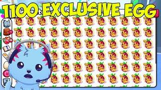 The Most Insane Exclusive Egg Opening In Pet Simulator 99 (Over 1100 Fruit Eggs) Part 1