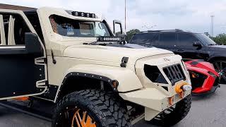 Custom Jeep Wrangler on steroids.