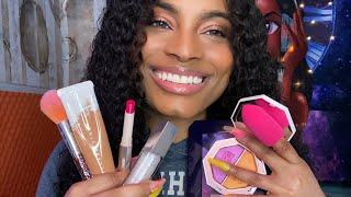 ASMR 1hr Doing Your Makeup w/ Fenty Beauty Personal Attention Mouth Sounds