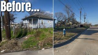 Most Satisfying Lawn Cleanup – Overgrown Yard Gets A Stunning Makeover