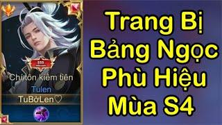 Top 1 Tulen Chia Sẻ Trang Bị Bảng Ngọc Phù Hiệu Leo Rank Hiệu Quả Mùa Mới s4 2023