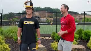 Jackson Miller's Canes teammates make sure the Ole Miss rebels commit wears ALL THE HATS 